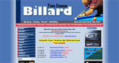 Desktop Screenshot of billardsportpromotion.de